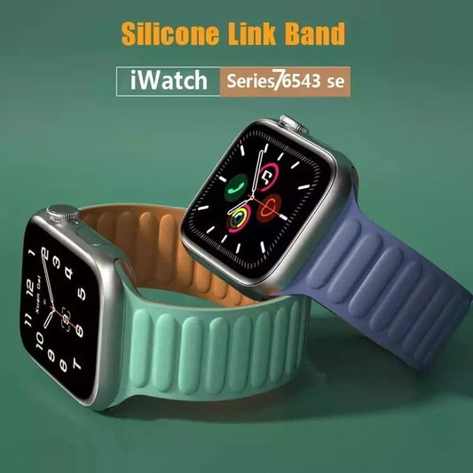 Silicone Magnetic Apple Watch Band